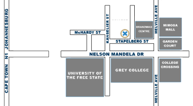 College Lodge Map